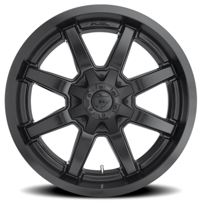 Aluminum Wheels 20X10 Maverick D436 5 On 139.7/5 On 150 Satin Black 110.1 Bore -12 Offset 8 Spoke Fuel Off Road Wheels