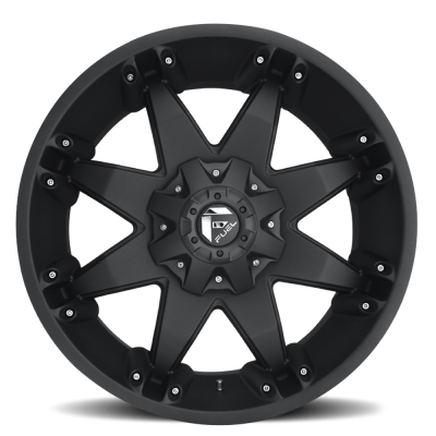 Aluminum Wheels 20X9 Octane D509 5 On 114.3/5 On 127 Matte Black 78.1 Bore 1 Offset Fuel Off Road Wheels