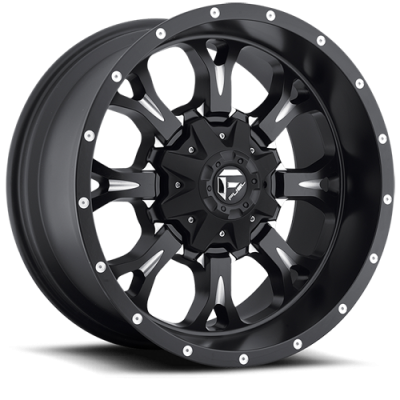 Aluminum Wheels 20X9 Krank D517 5 On 114.3/5 On 127 Matte Black/Milled 78.1 Bore 1 Offset Fuel Off Road Wheels