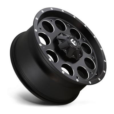 Aluminum Wheels 18X9 Revolver D525 5 On 114.3/5 On 127 Matte Black/Milled 78.1 Bore -12 Offset Fuel Off Road Wheels