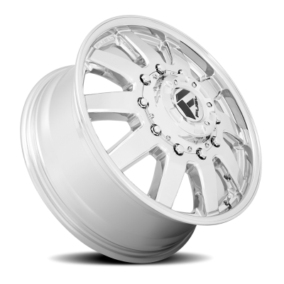 Dually Wheels 20X8.25 Maverick Dually D536 10 On 225 Chrome 170.1 Bore 105 Offset 7 Spoke Front Dually Fuel Off Road Wheels
