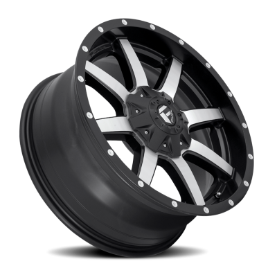 Aluminum Wheels 20X10 Maverick D537 5 On 114.3/5 On 127 Black Machined 78.1 Bore -24 Offset Fuel Off Road Wheels
