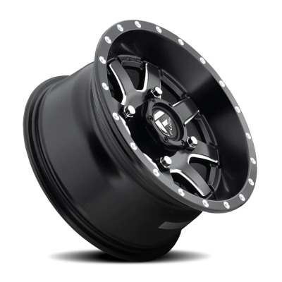 Aluminum Wheels 14X7 Maverick UTV D538 4 On 110 Matte Black Milled 79.4 Bore 13 Offset Fuel Off Road Wheels