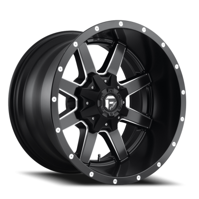 Aluminum Wheels 17X8.5 Maverick D538 5 On 110/5 On 127 Black/Milled 72.6 Bore 25 Offset Fuel Off Road Wheels