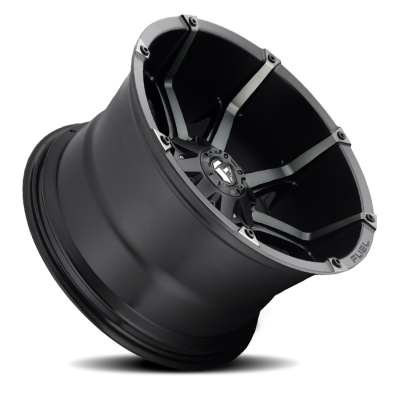 Aluminum Wheels 20X9 Coupler D556 5 On 114.3/5 On 127 Matte Black/Machined Dark Tint 78.1 Bore 1 Offset 8 Spoke Fuel Off Road Wheels