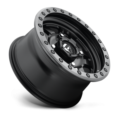 Aluminum Wheels 15X7 Anza UTV D557 4 On 136 Matte Black Beadlock 110.2 Bore 13 Offset 5 Spoke Fuel Off Road Wheels