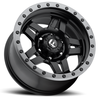 Aluminum Wheels 18X9 Anza D557 5 On 127 Matte Black 78.1 Bore 1 Offset 5 Spoke Fuel Off Road Wheels