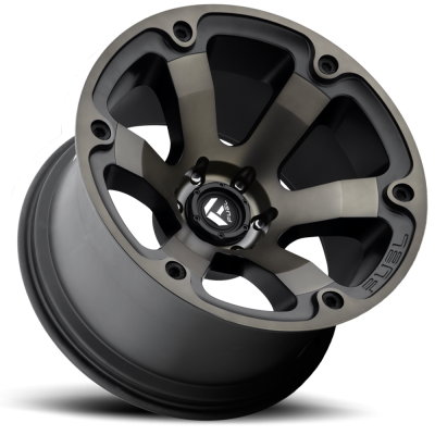 Aluminum Wheels 18X9 Beast D564 5 On 127 Matte Black/Machined Dark Tint 78.1 Bore 1 Offset 6 Spoke Fuel Off Road Wheels