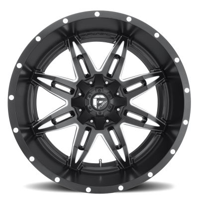 Aluminum Wheels 15X8 Lethal D567 5 On 114.3/5 On 120.7 Matte Black/Milled 72.6 Bore -18 Offset Fuel Off Road Wheels