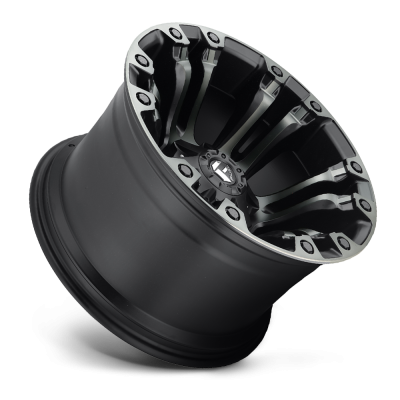 Aluminum Wheels 18X9 Vapor D569 5 On 114.3/5 On 127 Matte Black Double Dark Tint 78.1 Bore 1 Offset 44 Lbs  Fuel Off Road Wheels