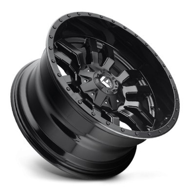 Aluminum Wheels 20X9 Sledge D596 5 On 114.3/5 On 120 Matte Black/Gloss Black Lip 72.56 Bore 35 Offset Fuel Off Road Wheels