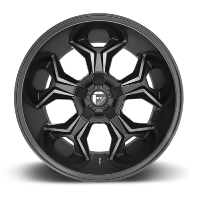 Aluminum Wheels 20X9 Avenger D605 5 On 139.7/5 On 150 Matte Black/Machined Dark Tint 110.3 Bore 1 Offset 5 Spoke Fuel Off Road Wheels