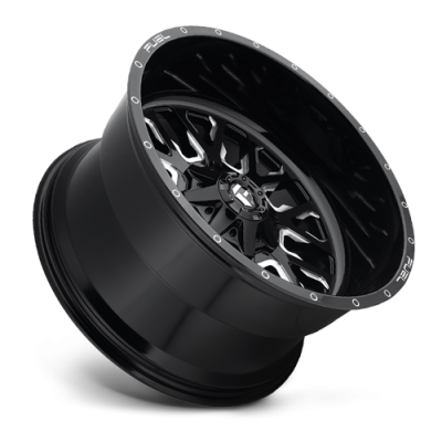 Aluminum Wheels 20X9 Stroke D611 5 On 114.3/5 On 127 Gloss Black/Milled 78.1 Bore 1 Offset Fuel Off Road Wheels