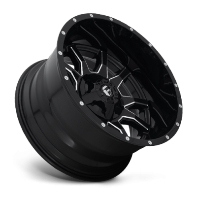 Aluminum Wheels 18X9 Vandal D627 5 On 114.3/5 On 127 Gloss Black/Milled 78.1 Bore -12 Offset Fuel Off Road Wheels