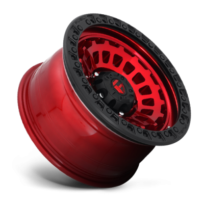 Aluminum Wheels 20X9 Zephyr D632 5 On 127 Candy Red W/Matte Black Ring 71.6 Bore 1 Offset Fuel Off Road Wheels