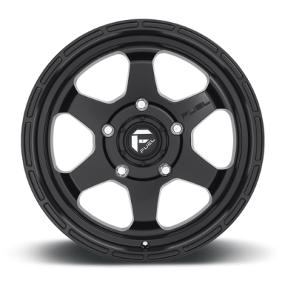Aluminum Wheels 17X9 Shok D664 5 On 127 Matte Black 71.5 Bore 1 Offset Fuel Off Road Wheels
