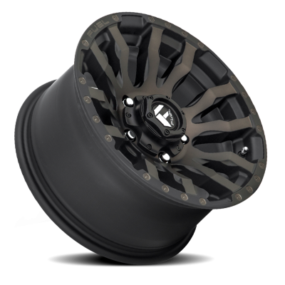 Aluminum Wheels 20X9 Blitz D674 5 On 127 Matte Black Double Dark Tint 71.5 Bore 1 Offset Multi Spoke Fuel Off Road Wheels