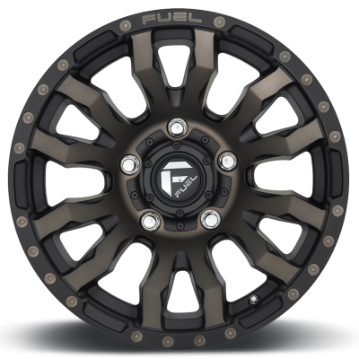 Aluminum Wheels 20X9 Blitz D674 5 On 127 Matte Black Double Dark Tint 71.5 Bore 1 Offset Multi Spoke Fuel Off Road Wheels