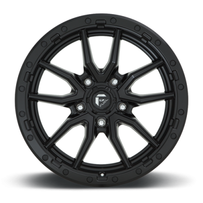 Aluminum Wheels 20X10 Rebel D679 5 On 127 Matte Black 75.3 Bore -18 Offset Fuel Off Road Wheels