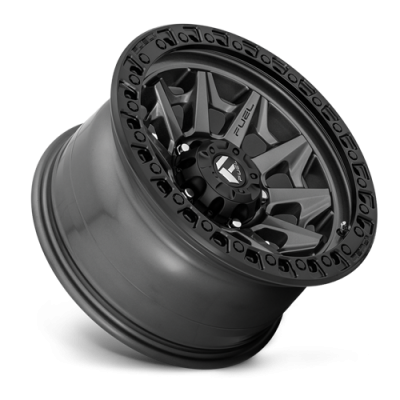 Aluminum Wheels 20X10 Covert D716 5 On 127 Matte Gunmetal Gray Black Bead Ring 71.5 Bore -18 Offset Multi Spoke Fuel Off Road Wheels