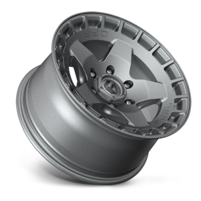 Aluminum Wheels 17X9 Warp D734 5 On 127 Matte Gunmetal Gray 71.5 Bore 1 Offset Fuel Off Road Wheels