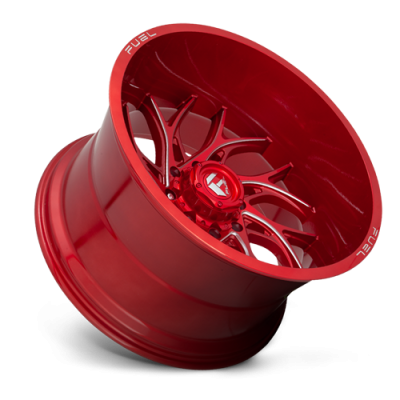 Aluminum Wheels 20X10 Runner D742 5 On 127 Candy Red Milled 71.5 Bore -18 Offset Fuel Off Road Wheels