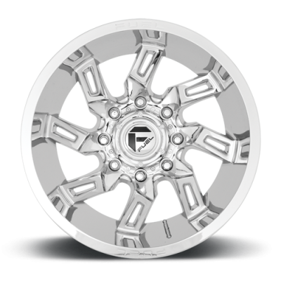 Aluminum Wheels 20X9 Lockdown D746 5 On 127 Chrome 71.5 Bore 1 Offset Fuel Off Road Wheels