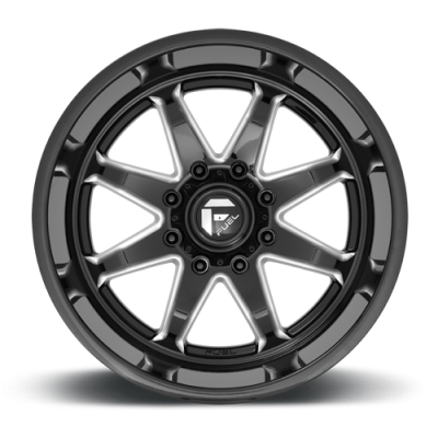 Aluminum Wheels 22X12 Hammer D749 5 On 127 Gloss Black Milled 71.5 Bore -44 Offset Fuel Off Road Wheels