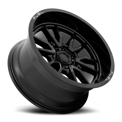 Aluminum Wheels 20X10 Clash 6 D760 6 On 135 Gloss Black 87.1 Bore -18 Offset Multi Spoke Fuel Off Road Wheels