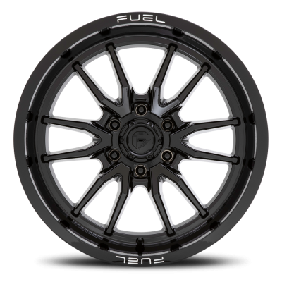 Aluminum Wheels 20X9 Clash 6 D760 6 On 135 Gloss Black 87.1 Bore 1 Offset Multi Spoke Fuel Off Road Wheels