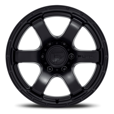 Aluminum Wheels 18X9 Rush D766 5 On 127 Satin Black 71.5 Bore 1 Offset Fuel Off Road Wheels