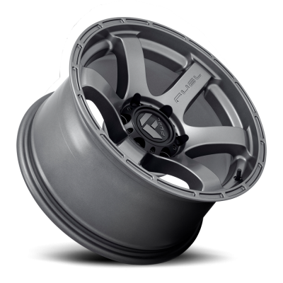 Aluminum Wheels 17X9 Rush D767 6 On 114.3 Matte Gunmetal Gray 66.06 Bore 1 Offset Fuel Off Road Wheels