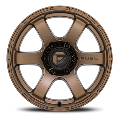 Aluminum Wheels 17X9 Rush D768 6 On 114.3 Matte Bronze 66.06 Bore 1 Offset Fuel Off Road Wheels