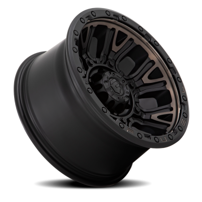 Aluminum Wheels 20X9 Traction D824 5 On 127 Matte Black Double Dark Tint 71.5 Bore 1 Offset Fuel Off Road Wheels