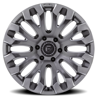 Aluminum Wheels 18X9 Quake D830 5 On 114.3 Platinum Gray 72.56 Bore 1 Offset Fuel Off Road Wheels