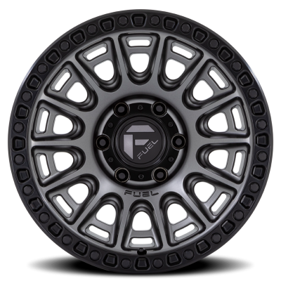Aluminum Wheels 20X9 Cycle D835 5 On 127 Gunmetal Gray/Black Ring 71.5 Bore 1 Offset Fuel Off Road Wheels