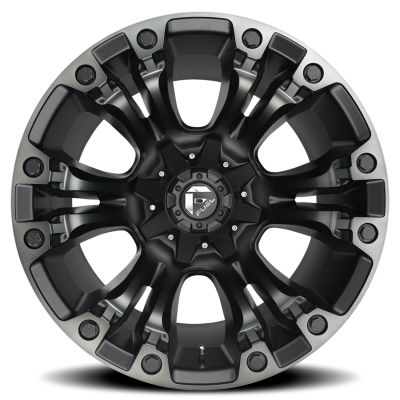 Aluminum Wheels 17X9 Vapor D851 5 On 114.3/5 On 127 Matte Black Gray Tint 78.1 Bore 1 Offset Fuel Off Road Wheels