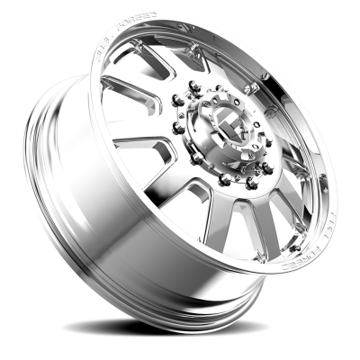 Dually Wheels 24X8.25 FF09D Dually DE09 PO 10 On 225 Polished 170.1 Bore 105 Offset Front Dually Fuel Off Road Wheels