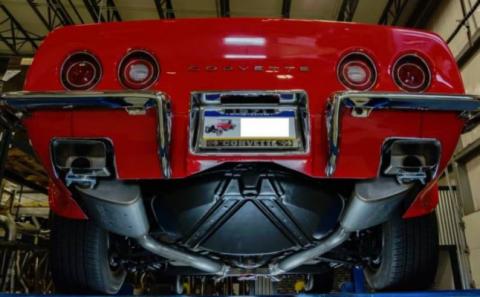 1970-1973 C3 2.5 Inch Tips 304 Stainless Pypes Performance Exhaust