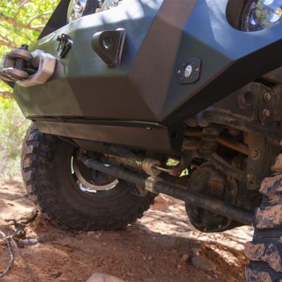Jeep JK Front Bumper Skid Plate For 07-18 Wranger JK Rigid Series Steel Powdercoat Black Rock Slide Engineering