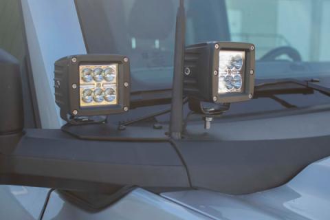 2022-Present Bronco Cowl Light Brackets Fishbone Offroad
