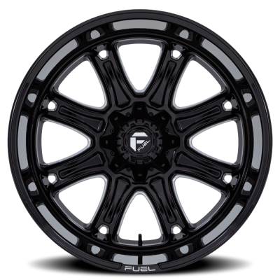Aluminum Wheels 20X10 Darkstar FC853BE 5 On 114.3/5 On 127 Gloss Black/Milled 78.1 Bore -18 Offset Fuel Off Road Wheels