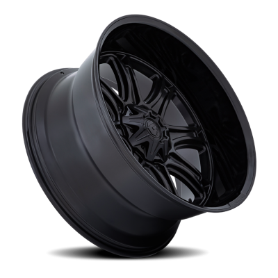 Aluminum Wheels 22X10 Darkstar FC853MB 5 On 114.3/5 On 127 Matte Black/Gloss Black Lip 78.1 Bore 10 Offset Fuel Off Road Wheels