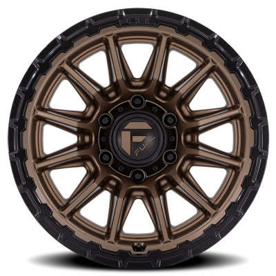 Aluminum Wheels 17X9 Piston FC866 ZB 5 On 127 Matte Bronze/Gloss Black Lip 71.5 Bore 1 Offset Fuel Off Road Wheels