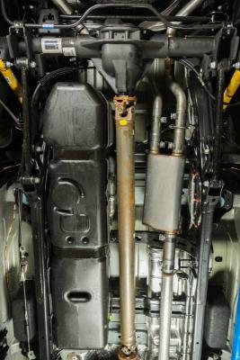 Violator Muffler Kit 09-18 Ram Hemi Split Rear Dual Exit Intermediate Pipe 3 in Hardware And Muffler Incl Tip Not Incl Natural Finish 409 Stainless Steel Pypes Exhaust