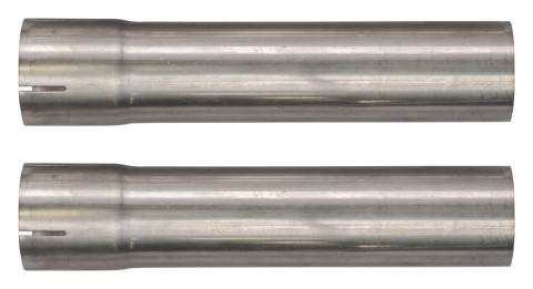 1966-71 Ford Fairlane 2.5 Inch H-Pipe Crossmember Back Quarter Panel Exit Exhaust Street Pro Mufflers Pypes Performance Exhaust