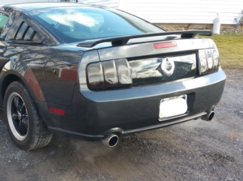 Axle Back System Split Rear Dual Exit Hardware Incl 2.5 in Intermediate Pipe And Tailpipe Natural 409 Stainless Steel Muffler Not Incl Polished Tips Pypes Exhaust