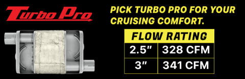 Ford Crossmember Back Exhaust For 65-76 F-100/F-150 Turbo Pro Muffler Pypes Exhaust