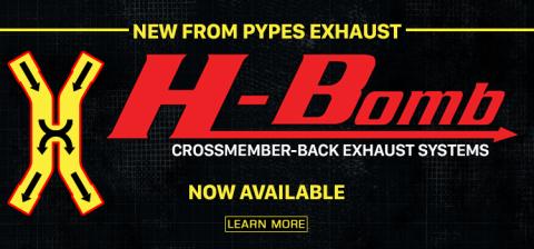 Crossmember Back w/H-Pipe Exhaust System 62-67 Nova Split Rear Dual Exit 2.5 in Intermediate And Tail Pipe Turbo Pro Mufflers/Hardware Incl Tip Not Incl Pypes Exhaust