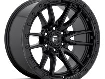 Aluminum Wheels 22X12 Rebel D679 6 On 135 Matte Black 87.1 Bore -44 Offset Fuel Off Road Wheels